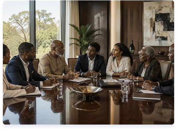 Meristem Family Office team meeting